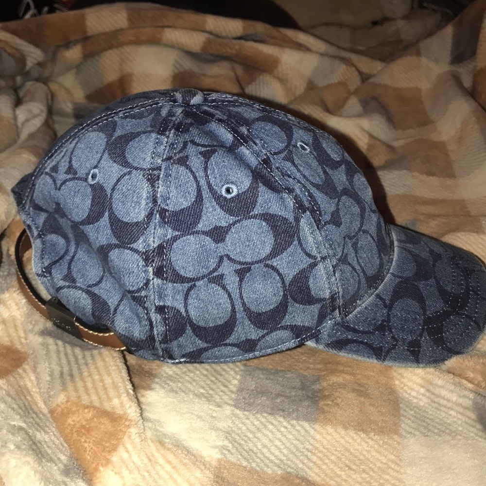 Coach Denim Logo Hat